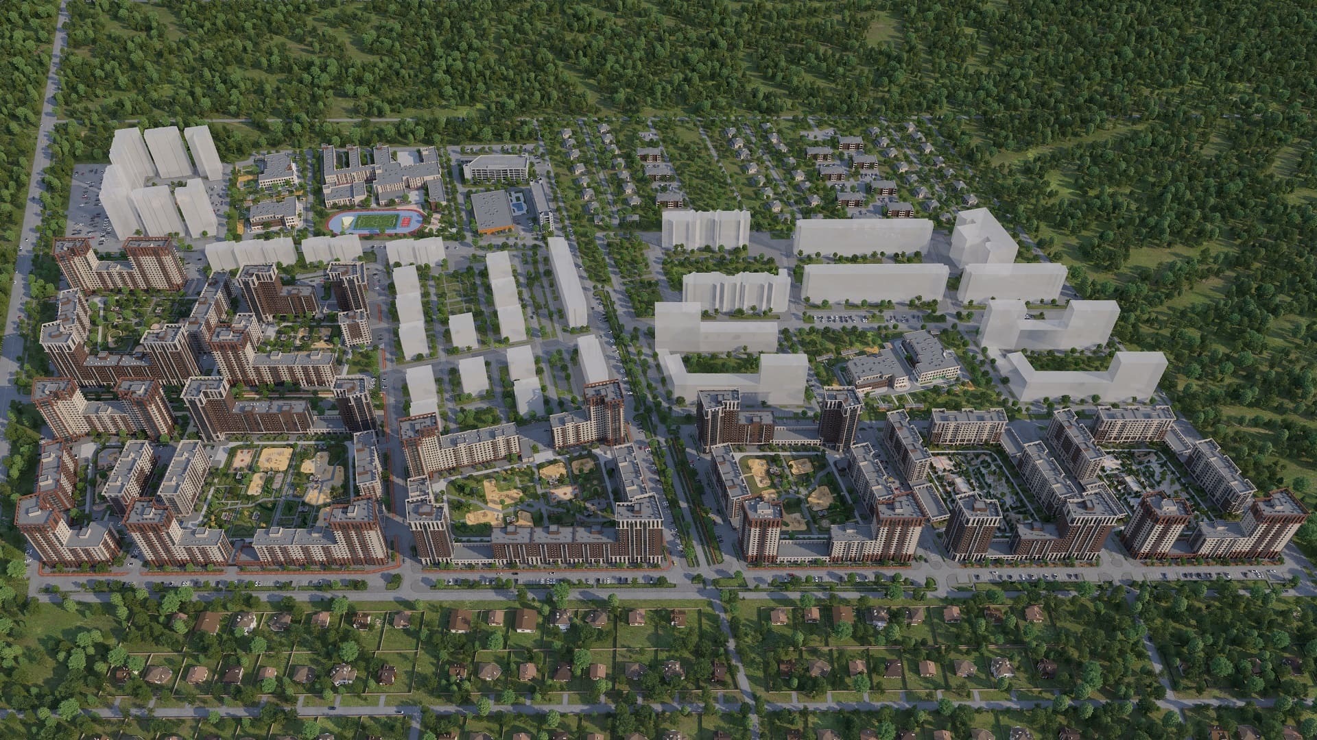 Парк Победы генплан